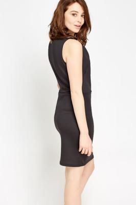 Bodycon Basic Dress S / Viskose / Schwarz