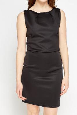 Bodycon Basic Dress S / Viskose / Schwarz